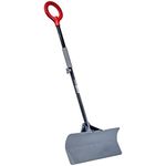 Radius Garden 90311 24" Heavy Duty Lightweight Snow Plow Shovel, Solid Grey