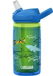 Camelbak Kids' Eddy Insulated Bottles, Scuba Sharks, 0.4 Litre/14 oz