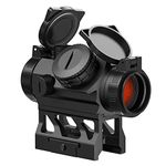 Feyachi V30 2MOA Red Dot Sight Auto On & Off 1x20mm Compact Red dot Optics, Flip Up Lens Covers and Anti Reflection Device