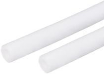 MECCANIXITY Foam Tube Pipe Insulation Freeze Protective Sleeve Protection Cover Sponge 0.4" ID 0.8" OD White for Pipe Insulation Wraps, Pack of 2