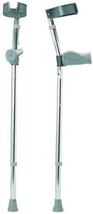 Premium Ergonomic Adjustable Forearm Elbow Crutches Pair, 2Pcs, Crutch Set 160kg Tolerance, Canadian Forearm Crutches for Adults, Medical Grade - Adult (5'3" to 6'1")