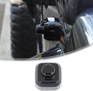 Antenna Base Cover Trim Compatible with Hummer H3 H3T 2005-2009 Accessories, Car Body Side Antenna Base Cap Bezel Housings Protector, Antenna Bracket Stud Cap Decor for 15114227, ABS (Glossy Black)