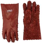 Moey Manufacturing & Sales JPR-12 PVC Sewer Gloves, red