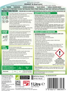 Roundup Naturals Weed Killer 1L – Ready to Use Garden Herbicide