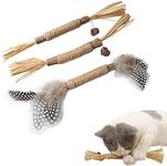 LNLtoy 3Pack Catnip Toys,Chew Stick