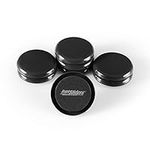 Super Sliders 2 1/2" Round Reusable Furniture Sliders for Carpet - Effortless Moving and Surface Protection, Black (8 Pack)