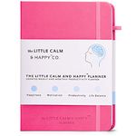 The Little Calm and Happy Planner – Weekly and Monthly Undated Productivity Planner Habit Tracker, Journal Notebook for Happiness, Motivation, Productivity and Life Balance – A5 (Hot Pink)