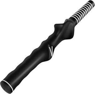 1Pcs Right Hand Golf Grip Trainer for Improving Hand Positioning | Lightweight Golf Swing Trainer RH | Molded Anti-Slip Wrist Trainer Golf Swing Grip | Black