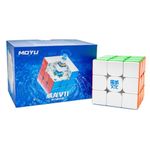 MoYu WeiLong V11 3x3 Magnetic Speed Cube | UV Coated Glossy Finish & 48 Magnets | 64 Customization Options & Dual Adjustment System Professional Puzzle
