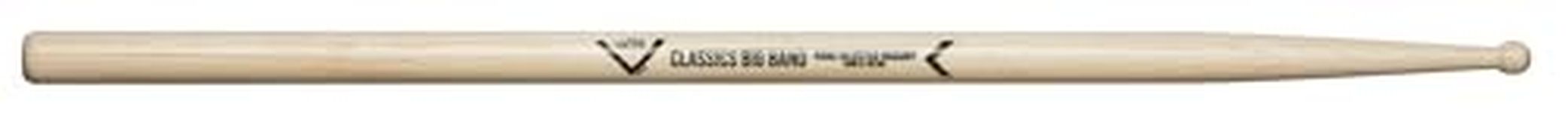 Vater VHCBBW Classics Big Band Wood Tip Hickory Drumsticks, Pair