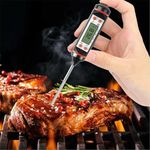 LABART™ Waterproof Digital Thermometer for BBQ Meat Water Milk Oil Liquid, with Protective Cover Temp:-50~300℃ With 3 Month warranty