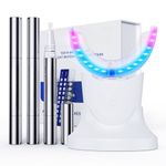 Riatanxi Teeth Whitening Kit Professional: 20 Minutes Rapid Tooth Bleaching System at Home with 32X Red & Blue LED Light Tray and Whitening Gel Pen for a Brighter Smile for Sensitive Teeth