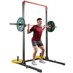 Sunny Health & Fitness Essential Adjustable Power Rack Squat Stand, Power Cage - SF-XF920063