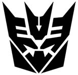 isee360 Transformer Racing Vinyl Die Cut Decals/Bumper Stickers for Windows, Cars, Trucks, Laptops, Etc.