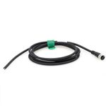 HangTon M12 A Coding 4 Pin Female Actuator Sensor Encoder Signal Cable to Bare Wire for Industrial Controls Automation, Device Network DeviceNet, CANopen, IO Link, Profibus 2m