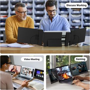 14-Inch FHD Laptop Screen Extender – Portable Dual Monitor Display