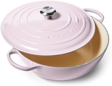 Le Creuset Enameled Cast Iron Signature Chef's Oven with Lid, 7.5 Quart, Shallot