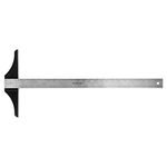 Pacific Arc 24 Inch T Square, Traditional Stainless Steel, Graduated Inch and Pica