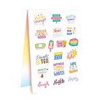 Doodle Stickers Booklet with 350+ Fun,Quirky and Colourful self Adhesive Stickers | Perfect for Journal, Scrapbook, Projects and Decor (Plan Ahead)