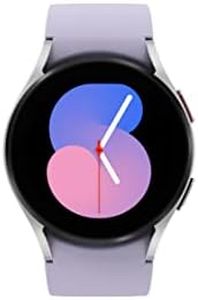 Samsung Galaxy Watch5 LTE (40 mm, Silver with Purple Strap, Compatible with Android only)