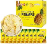 ONETANG Freeze-Dried Fruit Pineapple Chips, 10 Pack Single-Serve Pack, Non GMO, Kosher, No Add Sugar, Gluten free, Vegan, Holiday Gifts, Healthy Snack 100 g