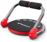MERACH Ab Machine for Stomach Workout, Ab Crunch Machine with 3 Adjustable Resistance and Automatic Rebound, Sit Up Machine with 330 LBS Weight Capacity, Ab Workout Equipment for Home Exercise (Red)