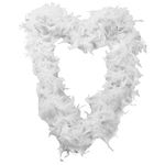 White Feather Boa Accessory - Pack Of 1-67"/170cm Long 60g Feather Boa - Hen Party Stag Do Fancy Dress Costume Accessory