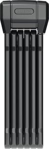 ABUS Bordo 6200K 90 SH Folding Lock - Flexible Bicycle Lock with Bracket - Lock Body Can Be Rotated 360 Degrees - High Security Thanks to Hardened Steel and XPlus Cylinder - 94 cm, Black