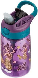 Contigo, 2127478, Kids' AA8Easy-Clean AUTOSPOUTStraw Water Bottle; BPA-Free, Robust Water Bottle; 1Leak-proof; Easy-Clean; Ideal for Daycare, Preschool, School and Sports; 14 oz