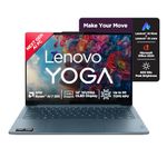 Lenovo Yoga Slim 7 AMD Ryzen AINow 7 350, 83JY005YIN AI Laptop, Copilot+ 32GB RAM/1TB SSD/14"(35.5cm)WUXGA OLED/50 TOPS/Windows 11, Office Home 2024, Backlit Keyboard, 1Yr ADP Free, Teal, 1.19Kg