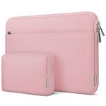 Inateck 13 Inch Laptop Case, Laptop Sleeve Bag Compatible with 13 inch Macbook Air/Pro M1/M2/M3 13.3 inch and 13.6 inch, Surface Pro 11/10/9/X/8/7/6/5/4/3 - Pink