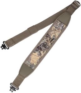 BOOSTEADY Two Point Gun Sling with Swivels,Durable Shoulder Padded Strap,Length Adjustable Gun Strap