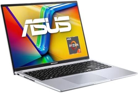 ASUS Vivobook 16 M1605YA Laptop | 16" WUXGA 16:10 IPS Display | AMD Ryzen 7 7730U | 16GB RAM | 512GB SSD | AMD Radeon | Win11 Home | QWERTZ | Cool Silver