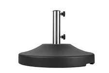 US Weight Fillable Up to 80 Lbs Free Standing Empty Umbrella Base, Black