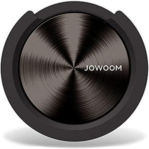 JOWOOM ReBalance Pro Acoustic Guitar Humidifier, Multi Purpose Stylish Stainless Feedback Suppressor and Moisture Sealing with High Density Sponge, Fits 99 To 102mm Soundhole (Black)