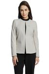 Allen Solly Women's Regular Blazer (AHBZCRGF129185_Grey