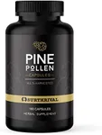 Surthrival: Pine Pollen Powder Capsules (180 Count), Wild Harvested, Energy & Endurance Restoration
