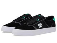 DC Men's Teknic Skate Shoe, Black/White/Emerald, 10.5 UK