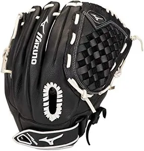 Mizuno GPSL1200F3 Prospect Select Fastpitch Softball Glove 12", Right Hand Throw, BLACK