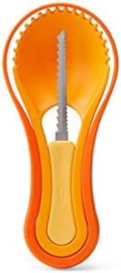 Chef'n 3-in-1 Nesting Pumpkin Tool Set, 8 inches, Orange