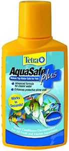 Tetra AquaSafe Plus, Aquarium Water Conditioner & Dechlorinator, Beneficial Filter Bacteria, Gill & Membrane Protection, Suitable For Fresh Water & Marine Fish, 100mL (3.38 fl oz)