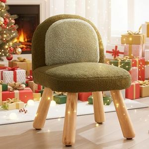 DAYAOUTDOOR Toddler Chairs, Kids Chair Comfy Ages 1-4, Cute Kid Armchair, Toddlers Couch for Children, Kids Couch, Small Stool, Kid Chairs for Reading, Study or Play, Green