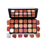 Makeup Revolution, Forever Flawless, Eyeshadow Palette, Decadent, 18 Shades, 19.8g