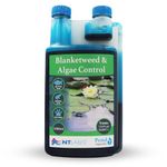 NT Labs Pond Aquaclear, Blanketweed & Algae Control, Blue Dye For Pond Water/Water Features, Stops The Growth of Green Algae and Blanket Weed, Filters Out UV Light (1000ml - Treats 56,800L)