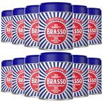 Brasso Metal Polish Wadding 12 x 75g | Multi-Metal Cleaner for Brass Copper Chrome & Stainless Steel | Pre-Soaked Cotton Wadding for Tarnish Removal & Shine Restoration | Bulk Cleaning Pack