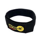 Quick-Straps by Wrap-It Storage – 12” (12-Pack) Black - Hook and Loop Cord Wraps for Cable Storage and Organization