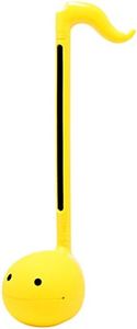 Otamatone [Color Series] Japanese Electronic Musical Instrument Portable Synthesizer from Japan by Cube/Maywa Denki [English version] [Regular size]-Yellow