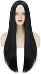 Mersi Long Black Wig for Gothic Cos