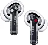 Nothing Ear Wireless Earbuds Bluetooth, 45dB Hybrid Smart ANC Earbuds, 11mm Deep Bass Boost, Hi-Res Audio with LDAC & LHDC 5.0, 6 Mics Call, 40.5H Playtime with Fast Charging Case, ChatGPT Supported