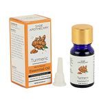 Sage Apothecary Turmeric Essential Oil 100% Pure Natural Undiluted - 10 ML for Muscle Relaxation, Dry Skin and Skin Brightening, Anti-Ageing, Aromatherapy Face & Body Oil